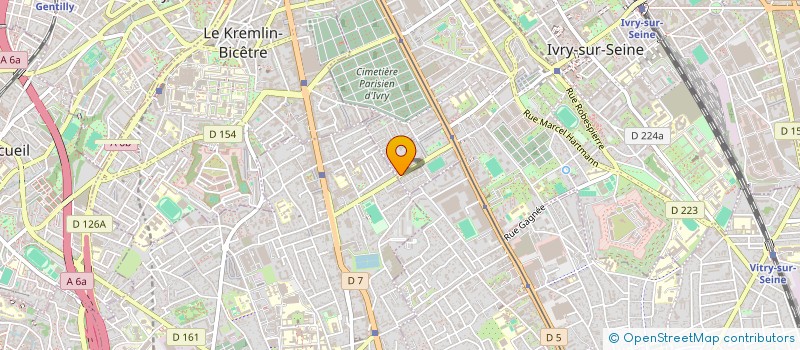 localisation de l'entreprise MADAME MONIQUE DESMARETZ  IVRY-SUR-SEINE