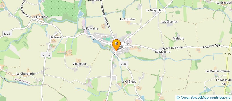 localisation de l'entreprise MADAME MONIQUE DESMOIS  LOIREAUXENCE