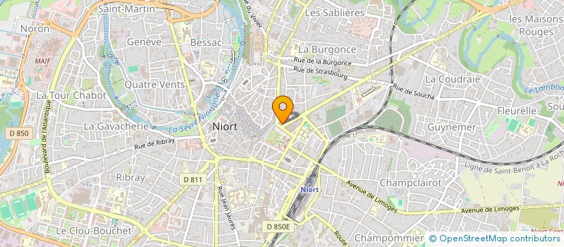 localisation de l'entreprise MADAME MONIQUE DESNOYER à NIORT