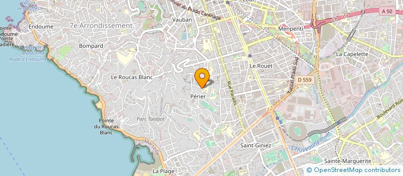 localisation de l'entreprise MADAME MONIQUE DESPLACES à MARSEILLE