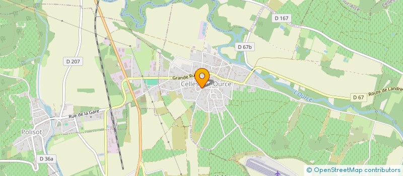 localisation de l'entreprise MADAME MONIQUE DEVAUX à CELLES-SUR-OURCE