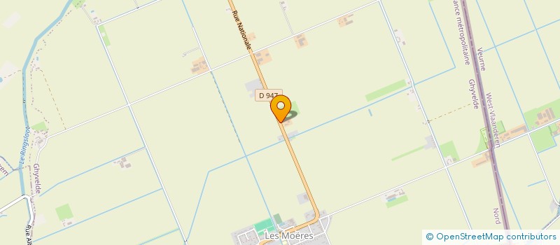 localisation de l'entreprise MADAME MONIQUE DEVYS  GHYVELDE