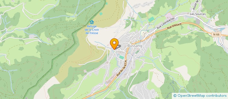 localisation de l'entreprise MADAME MONIQUE DIAS MONTEIRO  BUSSANG