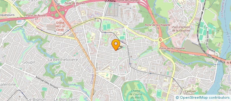 localisation de l'entreprise MADAME MONIQUE DIEUDONNE à NANTES