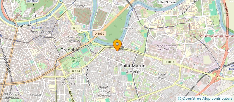 localisation de l'entreprise MADAME MONIQUE DJIRIKIAN  SAINT-MARTIN-D'HERES