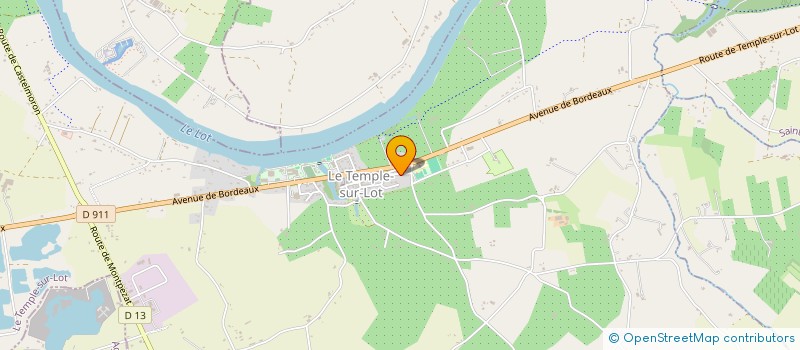 localisation de l'entreprise MADAME MONIQUE DOMINE à SAINTE-LIVRADE-SUR-LOT