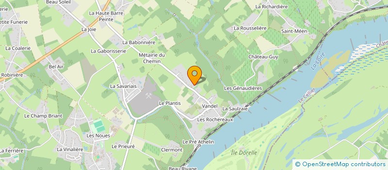 localisation de l'entreprise MADAME MONIQUE DOMINIAK  LE CELLIER