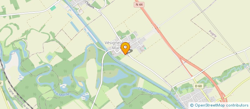 localisation de l'entreprise MADAME MONIQUE DOMMANGET  LE FRESNE