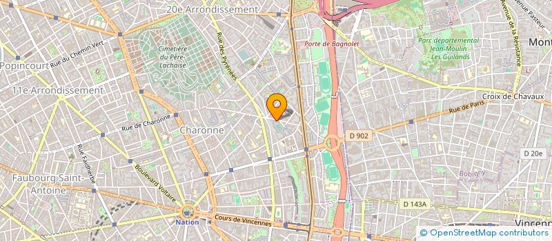 localisation de l'entreprise MADAME MONIQUE DONABEDIAN  PARIS