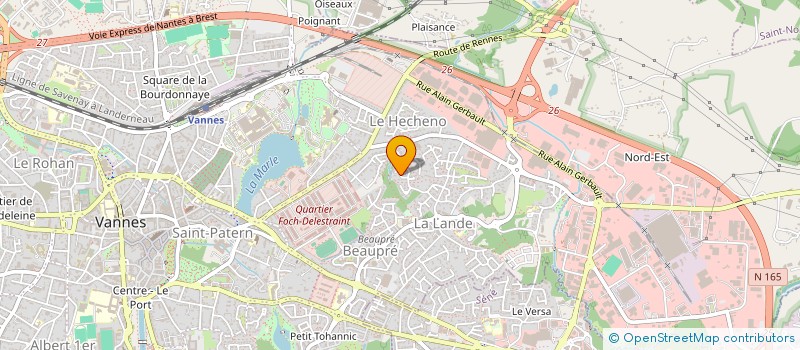 localisation de l'entreprise MADAME MONIQUE DORDAIN à VANNES