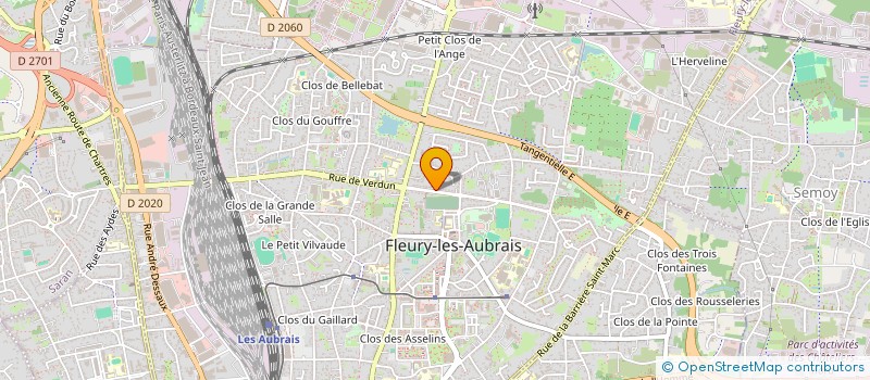 localisation de l'entreprise MADAME MONIQUE DOYEUX à FLEURY-LES-AUBRAIS