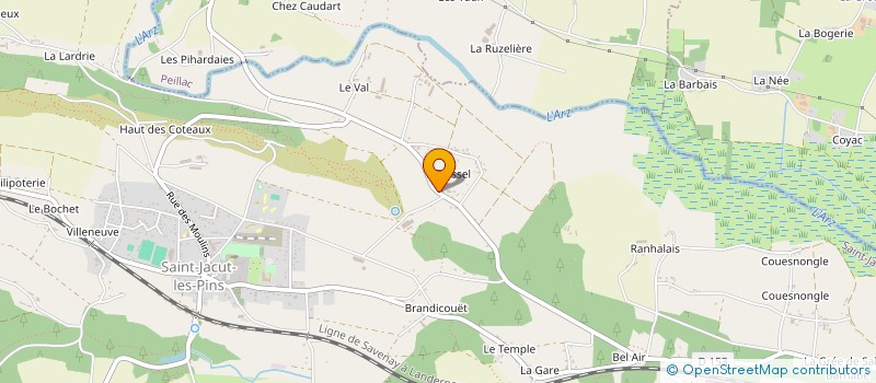 localisation de l'entreprise MADAME MONIQUE DREAN  SAINT-JACUT-LES-PINS