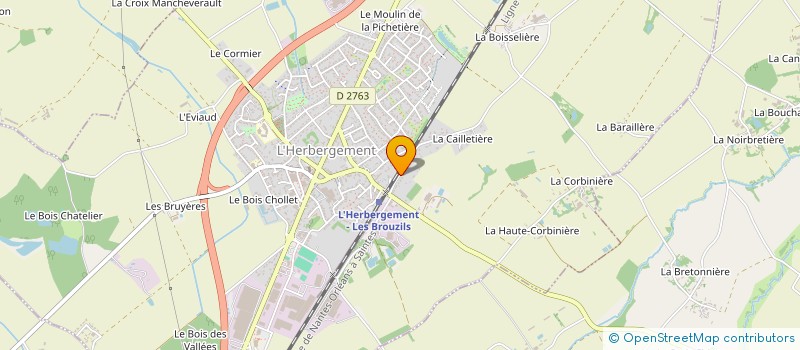 localisation de l'entreprise MADAME MONIQUE DROUET  L'HERBERGEMENT