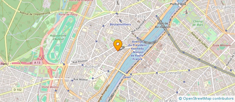 localisation de l'entreprise MADAME MONIQUE DUBRU  PARIS