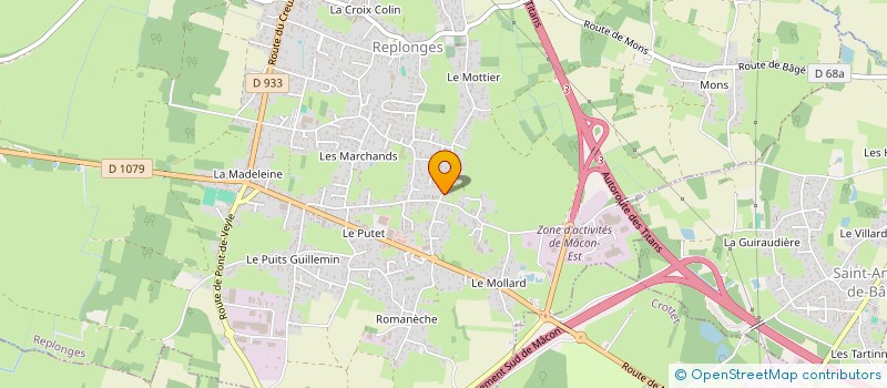 localisation de l'entreprise MADAME MONIQUE DUBY à REPLONGES
