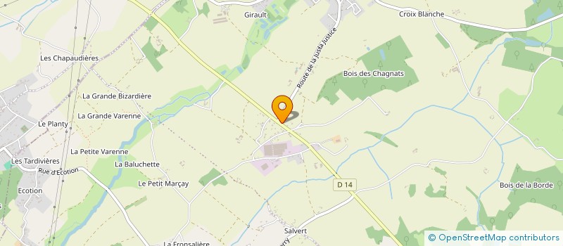 localisation de l'entreprise MADAME MONIQUE DUFAUX  SENILLE-SAINT-SAUVEUR