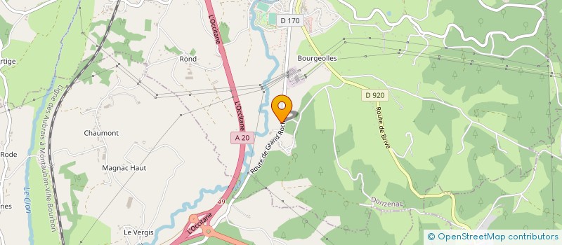 localisation de l'entreprise MADAME MONIQUE DUFOUR  DONZENAC