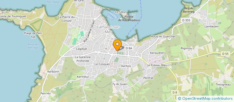 localisation de l'entreprise MADAME MONIQUE DUMAY à CAMARET-SUR-MER