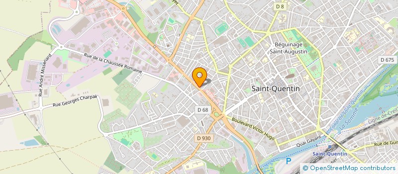 localisation de l'entreprise MADAME MONIQUE DUMEZ à SAINT-QUENTIN