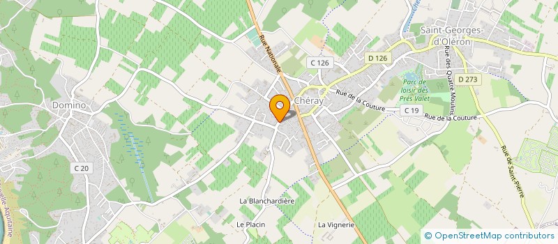 localisation de l'entreprise MADAME MONIQUE DUMONTANT à SAINT GEORGES D'OLERON