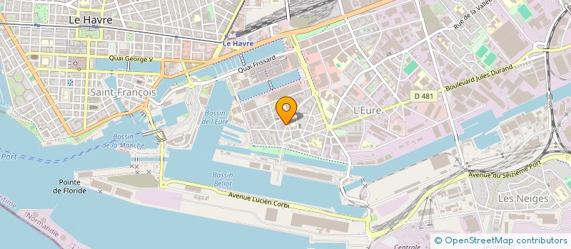 localisation de l'entreprise MADAME MONIQUE DUPONT à LE HAVRE