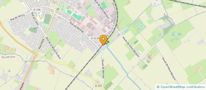 localisation de l'entreprise MADAME MONIQUE DUPONT à HAZEBROUCK