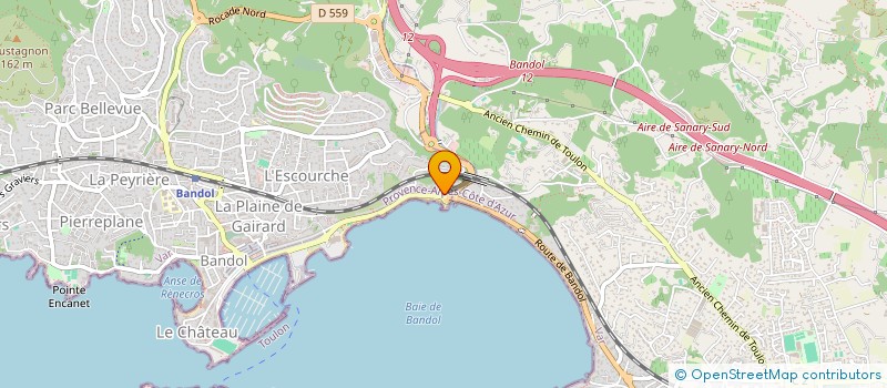 localisation de l'entreprise MADAME MONIQUE DUPUY à BANDOL