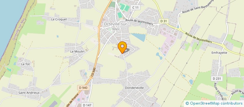 localisation de l'entreprise MADAME MONIQUE DURAND à OCTEVILLE-SUR-MER