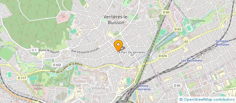 localisation de l'entreprise MADAME MONIQUE DURAND VIEL à VERRIERES-LE-BUISSON
