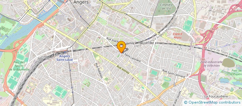 localisation de l'entreprise MADAME MONIQUE DURIEUX  ANGERS