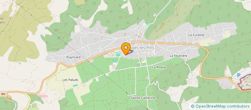 localisation de l'entreprise MADAME MONIQUE DUTLY  CUGES-LES-PINS