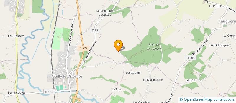 localisation de l'entreprise MADAME MONIQUE DUVAL à HERMIVAL-LES-VAUX
