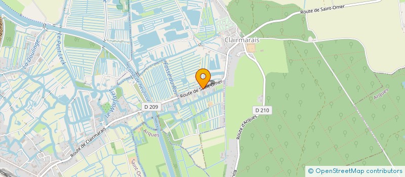 localisation de l'entreprise MADAME MONIQUE DUVAL  SAINT-OMER