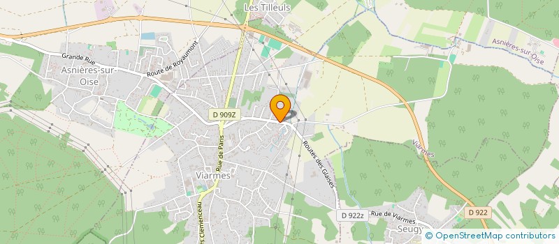 localisation de l'entreprise MADAME MONIQUE DUWER  VIARMES