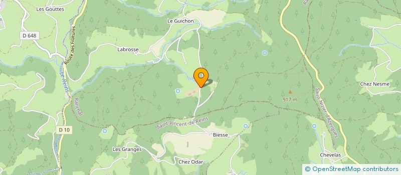 localisation de l'entreprise MADAME MONIQUE ECHALLIER  RANCHAL