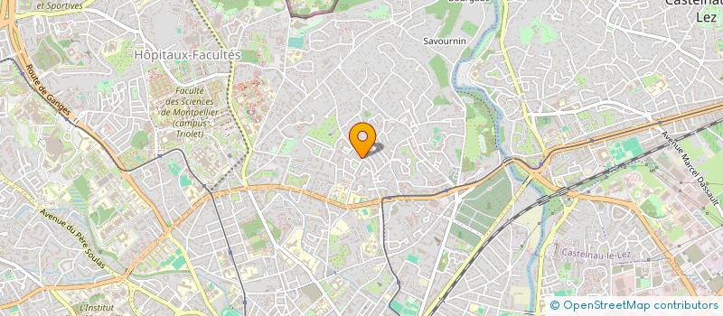 localisation de l'entreprise MADAME MONIQUE EGER à MONTPELLIER