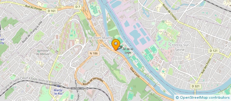 localisation de l'entreprise MADAME MONIQUE ENAULT  LE PORT-MARLY