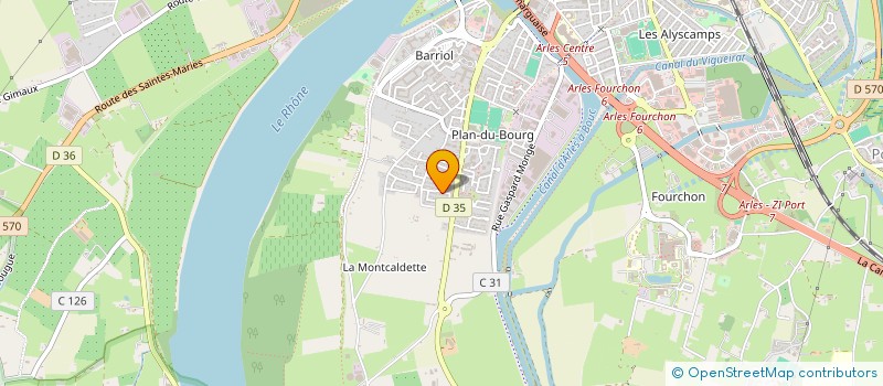 localisation de l'entreprise MADAME MONIQUE ESCOBAR  ARLES