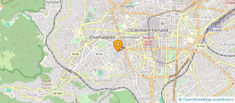 localisation de l'entreprise MADAME MONIQUE ESCURAT à CHAMALIERES