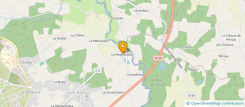 localisation de l'entreprise MADAME MONIQUE ESNAUD à GUER