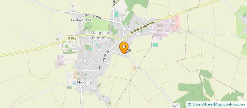 localisation de l'entreprise MADAME MONIQUE FAFFE  MAIGNELAY-MONTIGNY