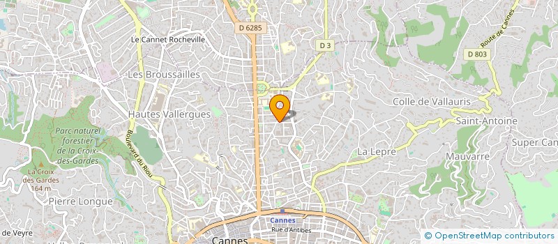 localisation de l'entreprise MADAME MONIQUE FAGARD à CANNES
