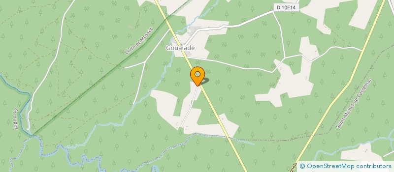 localisation de l'entreprise MADAME MONIQUE FAGET  GOUALADE