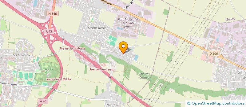 localisation de l'entreprise MADAME MONIQUE FARCE  SAINT-PRIEST