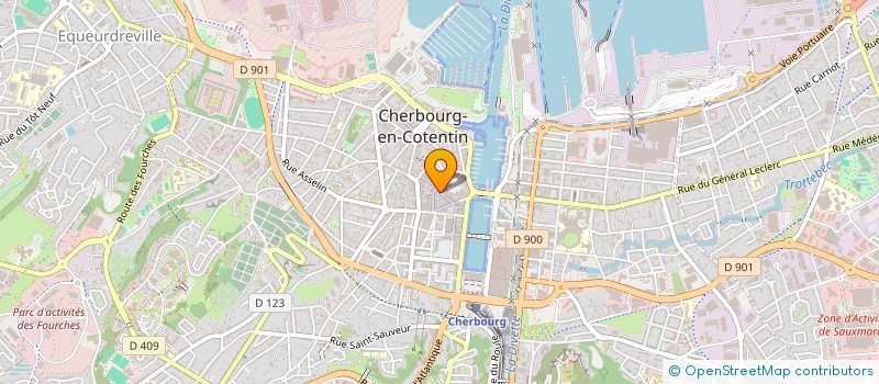 localisation de l'entreprise MADAME MONIQUE FARRADECHE à CHERBOURG-EN-COTENTIN