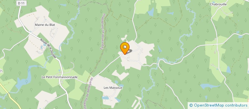 localisation de l'entreprise MADAME MONIQUE FAUCON  SAINT MARTIAL D'ARTENSET