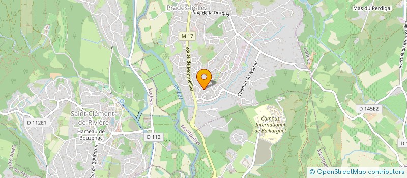 localisation de l'entreprise MADAME MONIQUE FAUGIER à PRADES-LE-LEZ