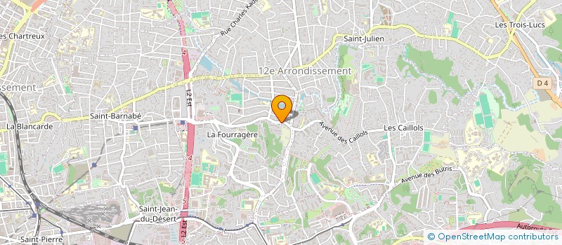 localisation de l'entreprise MADAME MONIQUE FAURE à MARSEILLE