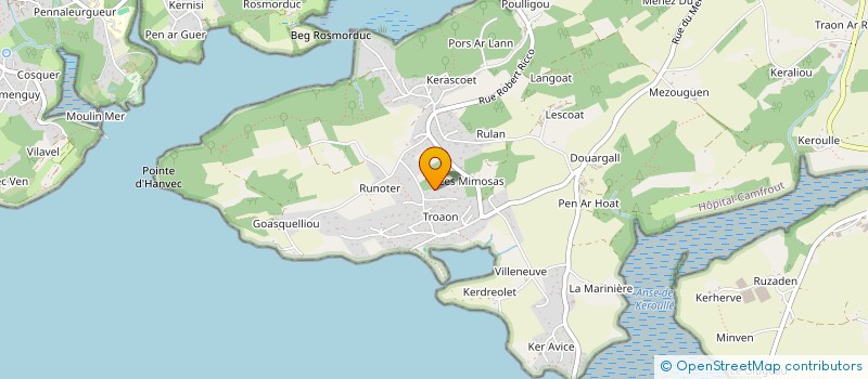 localisation de l'entreprise MADAME MONIQUE FEREC à L HOPITAL CAMFROUT