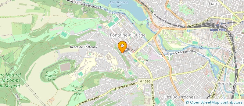 localisation de l'entreprise MADAME MONIQUE FERRAND à DIJON